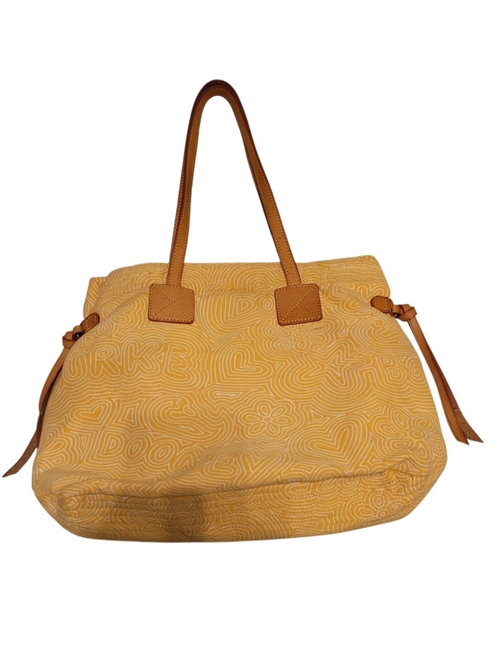 Dooney & Bourke Yellow& Brown Shoulder Bag